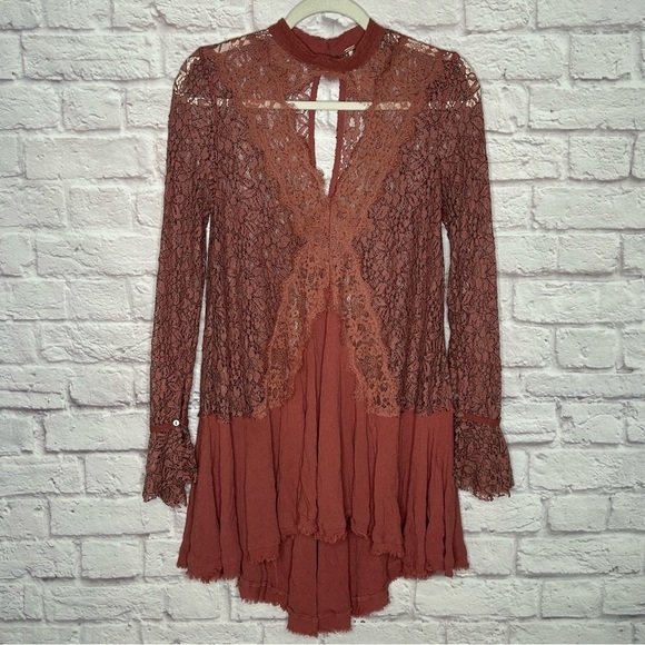 Free People New Tell Tunic In Dusty Mauve - Picture 8 of 15